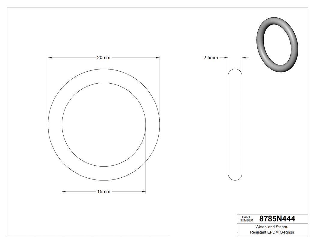 Technical drawing - 8785N444